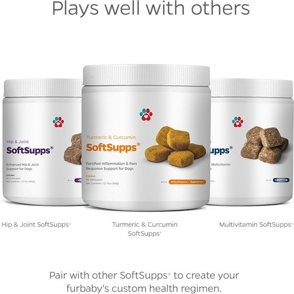 Show full view: Pet Parents Turmeric & Curcumin Chicken Flavored Dog Supplement, 90 count slide 8 of 9