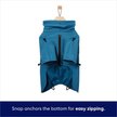 Show in main carousel: Frisco Water Resistant Dog Raincoat, Blue, Medium slide 4 of 10
