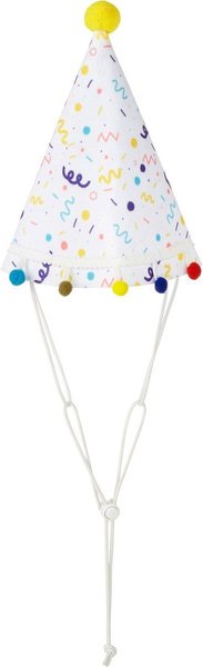 Show full view: Frisco Confetti Dog & Cat Birthday Hat, Medium/Large slide 4 of 7