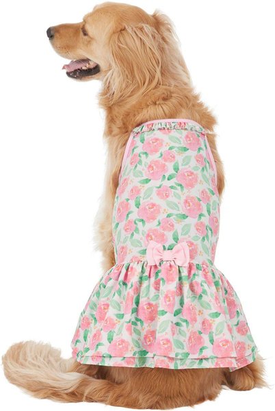 Show full view: Frisco Pink Floral Dog & Cat Dress, XX-Large slide 3 of 7