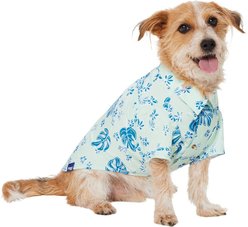 Frisco Aloha Palm Camp Dog & Cat Shirt, Green, Large