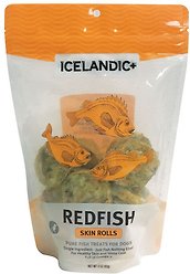 Icelandic+ Skin Rolls Redfish Dog Treats, 3.0-oz bag