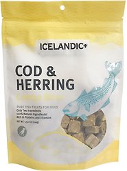 Icelandic+ Combo Bites Cod & Herring Dog Treats, 3-oz bag