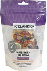 Icelandic+ Whole Pieces Lamb Marrow Dog Treats, 4.0-oz bag