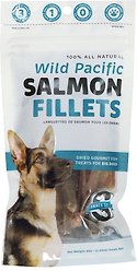 Snack 21 Wild Pacific Salmon Fillets Dog Treats, 2.3-oz bag