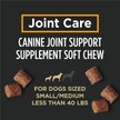 Show in main carousel: Purina Pro Plan Veterinary Supplements Joint Care Canine Joint Support Supplement for Small & Medium Dogs, 75-g pouch slide 7 of 9