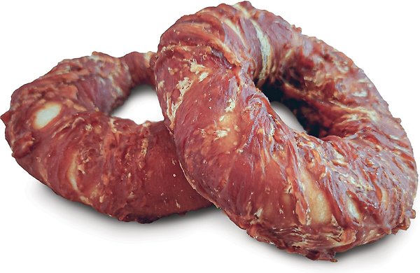 Show full view: Dogit Snack Bar Rawhide Duck-Wrapped Donut Dog Treat, Small, 2 count slide 3 of 3