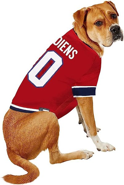 Show full view: Pets First NHL Hockey Dog & Cat Jersey, Montreal Canadiens, Medium slide 5 of 6