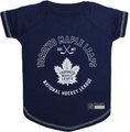 Pets First NHL Hockey Dog & Cat T-Shirt, Toronto Maple Leafs, Medium
