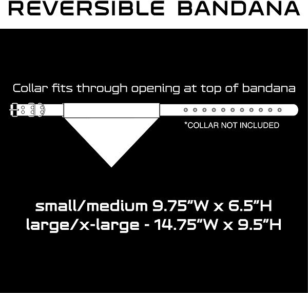 Show full view: Pets First NHL Hockey Dog & Cat Reversible Bandana, Ottawa Senators, Large/X-Large slide 4 of 5