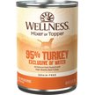 Show in main carousel: Wellness Ninety-Five Percent Turkey Grain-Free Canned Dog Food, 374-g can, case of 12 slide 2 of 8