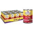 Show in main carousel: Wellness Thick & Chunky Beef Stew with Carrots & Potatoes Grain-Free Canned Dog Food, 354-g can, case of 12 slide 1 of 9