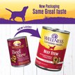Show in main carousel: Wellness Thick & Chunky Beef Stew with Carrots & Potatoes Grain-Free Canned Dog Food, 354-g can, case of 12 slide 3 of 9