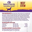 Show in main carousel: Wellness Thick & Chunky Beef Stew with Carrots & Potatoes Grain-Free Canned Dog Food, 354-g can, case of 12 slide 7 of 9