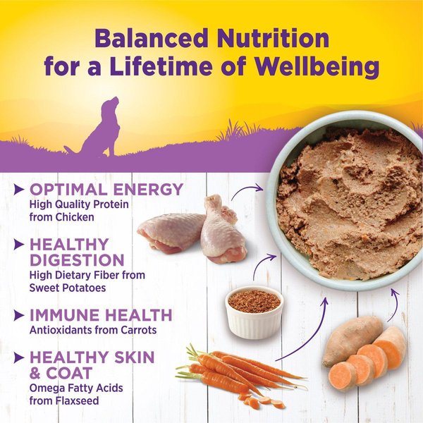 Show full view: Wellness Complete Health Senior Formula Natural Canned Dog Food, 354-g can, case of 12 slide 4 of 8
