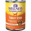 Show in main carousel: Wellness Thick & Chunky Turkey Stew with Barley & Carrots Canned Dog Food, 354-g can, case of 12 slide 2 of 9