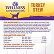 Show in main carousel: Wellness Thick & Chunky Turkey Stew with Barley & Carrots Canned Dog Food, 354-g can, case of 12 slide 7 of 9