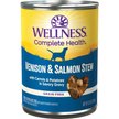 Show in main carousel: Wellness Venison & Salmon Stew with Potatoes & Carrots Canned Dog Food, 354-g can, case of 12 slide 2 of 9