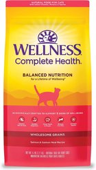 Wellness Complete Health Salmon Adult Dry Cat Food, 2.27-kg bag