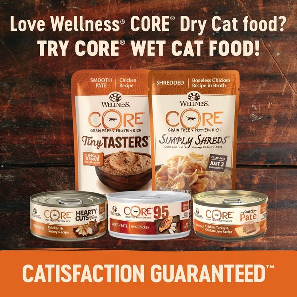 Show full view: Wellness CORE Grain-Free Original Formula Natural Dry Cat Food, 5-kg bag slide 8 of 16