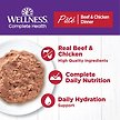 Show in main carousel: Wellness Complete Health Adult Beef & Chicken Formula Grain-Free Canned Cat Food, 85-g can, case of 24 slide 4 of 18