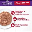 Show in main carousel: Wellness Complete Health Adult Beef & Chicken Formula Grain-Free Canned Cat Food, 354-g can, case of 12 slide 2 of 16