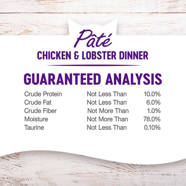 Show full view: Wellness Complete Health Chicken & Lobster Formula Canned Cat Food, 85-g can, case of 24 slide 7 of 15