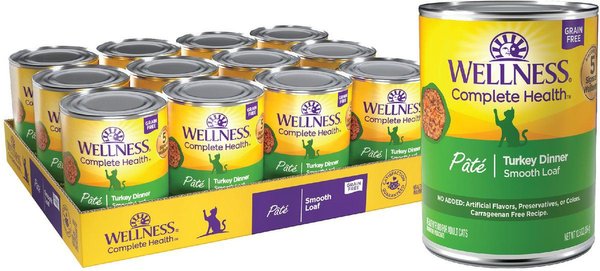 Wellness Complete Health Turkey & Salmon Formula Grain-Free Canned Cat Food