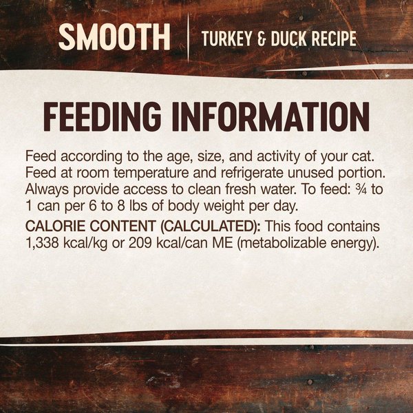 Show full view: Wellness CORE Natural Grain-Free Turkey & Duck Pate Canned Cat Food, 156-g can, case of 24 slide 8 of 9