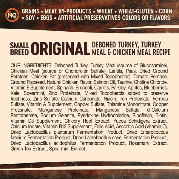 Show full view: Wellness CORE Grain-Free Small Breed Turkey & Chicken Recipe Dry Dog Food, 5.44-kg bag slide 6 of 9