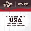 Show in main carousel: Wellness CORE Grain-Free Beef, Venison & Lamb Formula Canned Dog Food, 354-g can, case of 12 slide 4 of 8