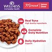 Show in main carousel: Wellness Complete Health Natural Minced Salmon Dinner Grain-Free Canned Cat Food, 85-g can, case of 24 slide 3 of 10