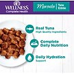 Show in main carousel: Wellness Complete Health Cubed Tuna Entree Grain-Free Canned Cat Food, 85-g can, case of 24 slide 3 of 9