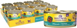 Wellness Complete Health Cubed Tuna Entree Grain-Free Canned Cat Food, 156-g can, case of 24