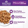 Show in main carousel: Wellness Complete Health Minced Turkey & Salmon Entree Grain-Free Canned Cat Food, 156-g can, case of 24 slide 3 of 10