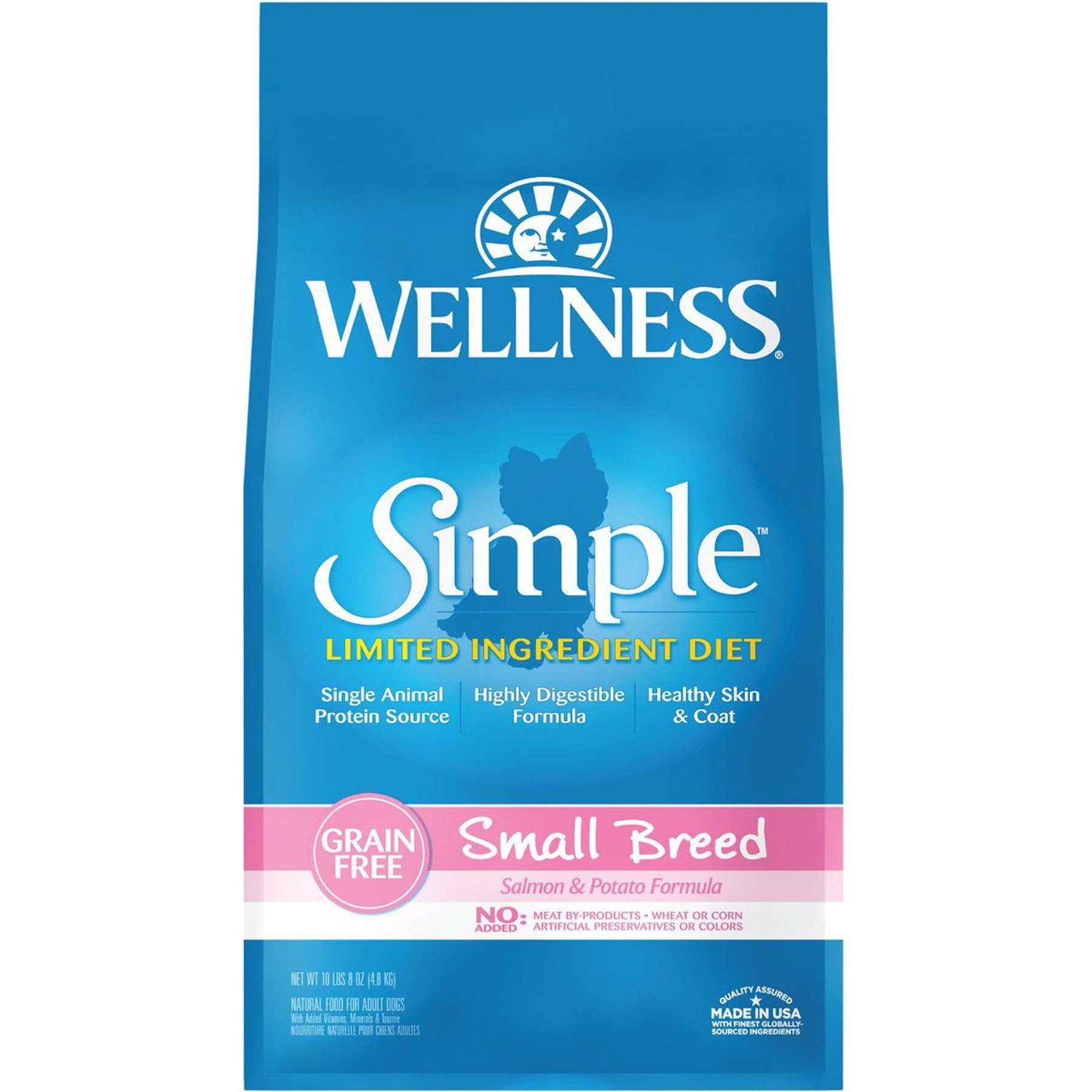 WELLNESS Simple Limited Ingredient Diet Grain-Free Small Breed Salmon &  Potato Formula Dry Dog Food, 4.76-kg bag - Chewy.com | Chewy Canada