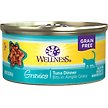 Show in main carousel: Wellness Complete Health Natural Grain-Free Gravies Chicken & Tuna Dinner Canned Cat Food, 85-g can, case of 12 slide 1 of 10