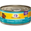 Show in main carousel: Wellness Complete Health Natural Grain-Free Gravies Chicken & Tuna Dinner Canned Cat Food, 156-g can, case of 12 slide 1 of 9
