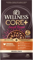 Wellness CORE RawRev Grain-Free Small Breed Original Recipe with Freeze-Dried Turkey Dry Dog Food, 4.54-kg bag