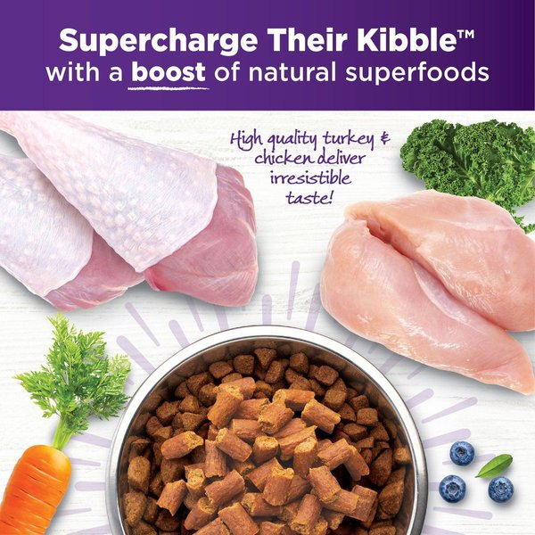Show full view: Wellness Bowl Boosters Tender Turkey & Chicken Dog Food Topper, 227-g bag slide 3 of 9