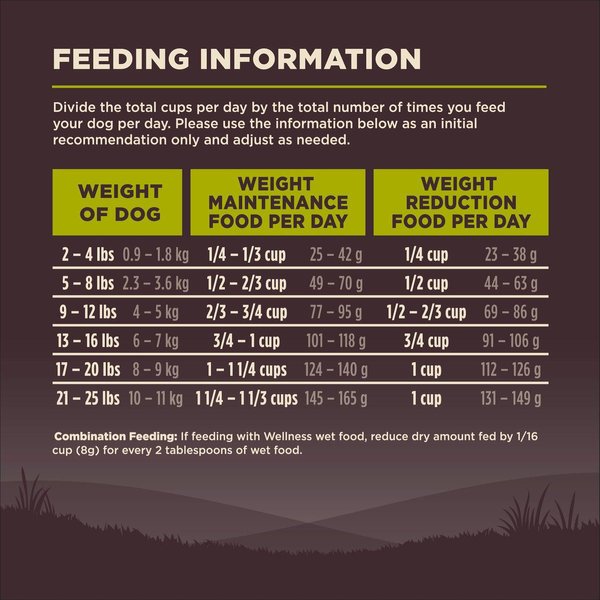 Show full view: Wellness CORE Grain-Free Small Breed Healthy Weight Deboned Turkey Recipe Dry Dog Food, 5.44-kg bag slide 9 of 10