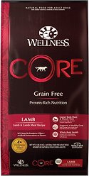 Wellness CORE Grain-Free Lamb Recipe Dry Dog Food, 10-kg bag