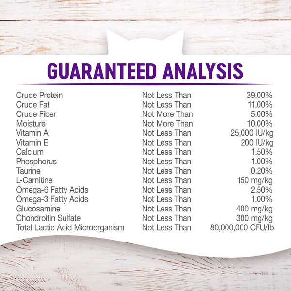 Show full view: Wellness Complete Health Chicken & Deboned Chicken Grain-Free Senior Dry Cat Food, 2.5-kg bag slide 7 of 10