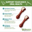 Show in main carousel: WHIMZEES by Wellness Brushzees Dental Chews Natural Grain-Free Dental Dog Treats, Medium, 7 count slide 4 of 10