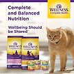 Show in main carousel: Wellness Complete Health Seafood Pate Favorites Canned Cat Food, 85-g can, case of 24 slide 12 of 16