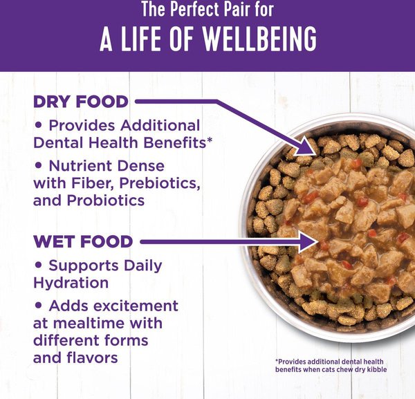 Show full view: Wellness Complete Health Chicken & Turkey Lovers Canned Cat Food, 85-g can, case of 24 slide 6 of 10