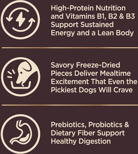 Show full view: Wellness CORE RawRev Wholesome Grains Original Recipe High Protein Dry Dog Food, 9.07-kg bag slide 4 of 9