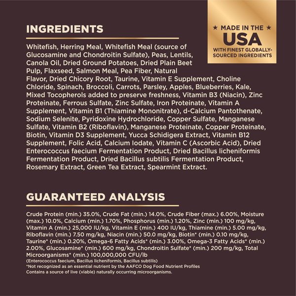 Show full view: Wellness CORE RawRev High Protein Grain-Free Ocean Whitefish, Herring & Salmon Meal Recipe Dry Dog Food, 8.16-kg bag slide 8 of 10