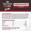 Show in main carousel: Wellness CORE Digestive Health Beef Recipe Grain-Free Wet Dog Food, 369-g can, case of 12 slide 6 of 10