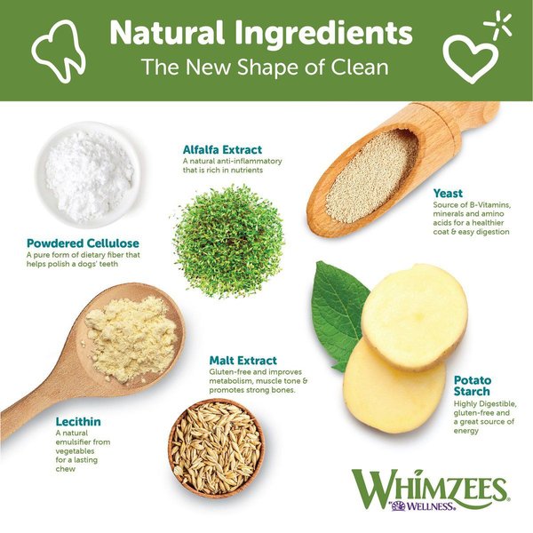 Show full view: WHIMZEES by Wellness Variety Box Dental Chews Natural Grain-Free Dental Dog Treats, Small, 89 count slide 3 of 10